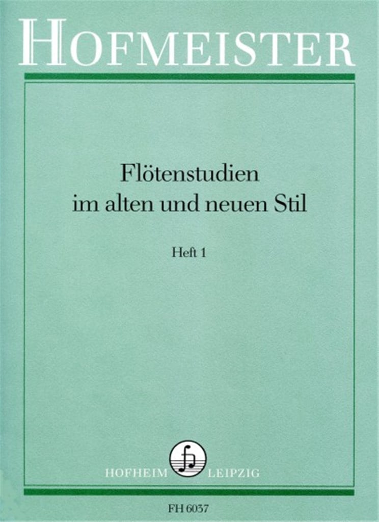 Flötenstudien im Alten und Neuen Still - Heft 1
